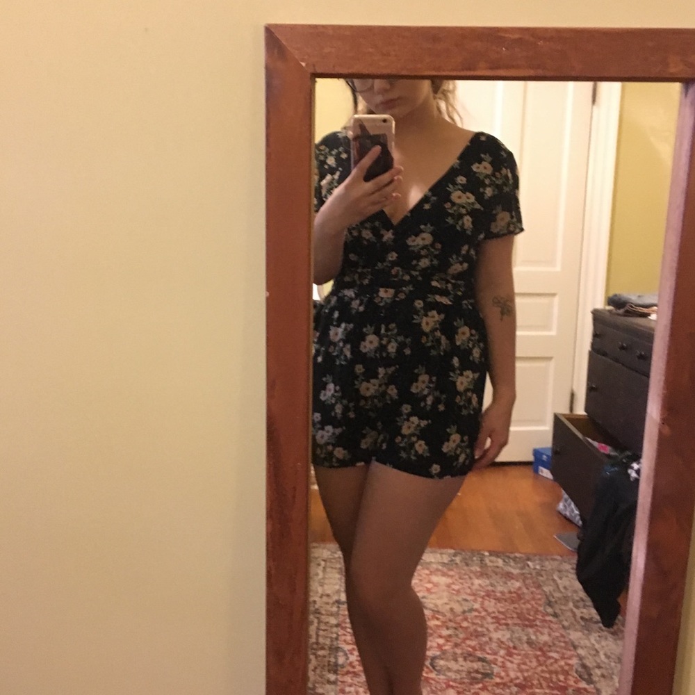Forever 21 Floral Romper